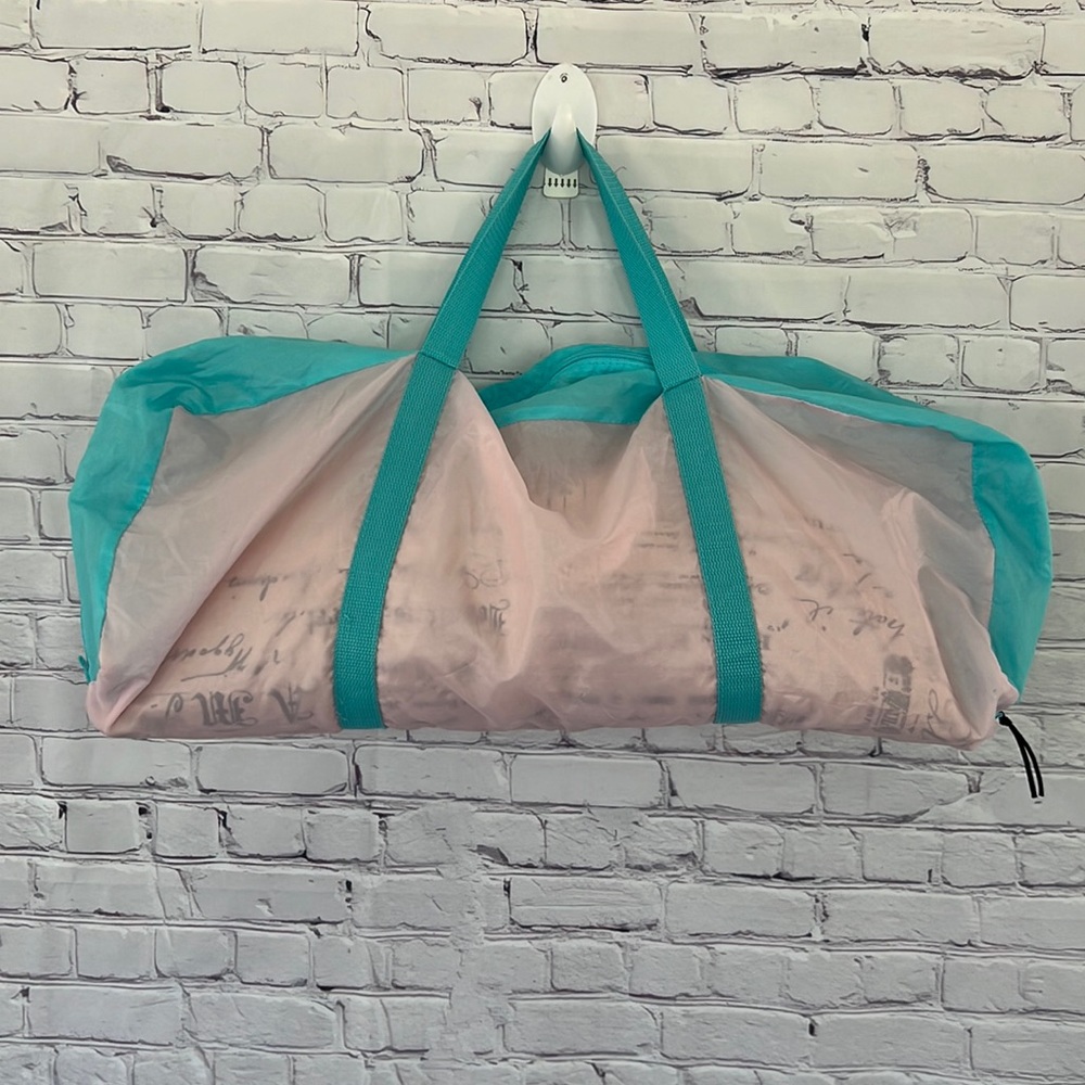 80’s sheer duffle bag